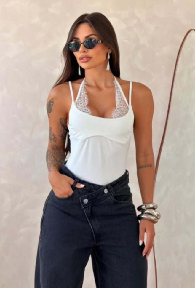 Blusinha detalhe renda 1107 - #8