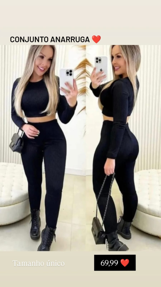 Conjunto calça e cropped 302 - #2