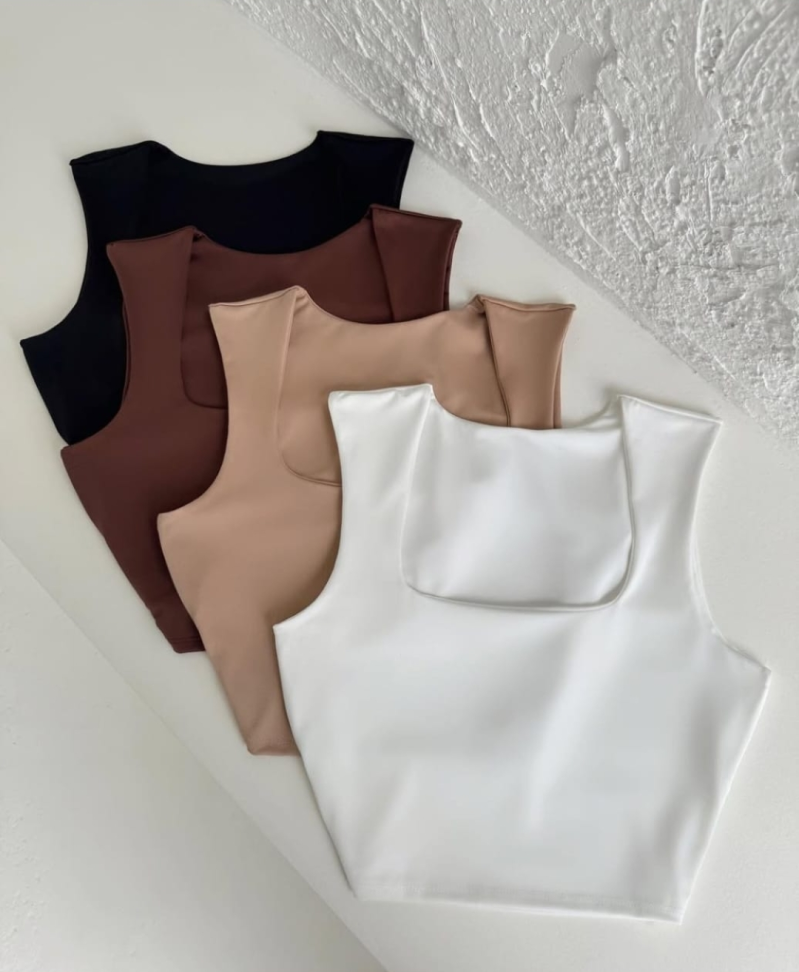 Cropped gola quadrada 343