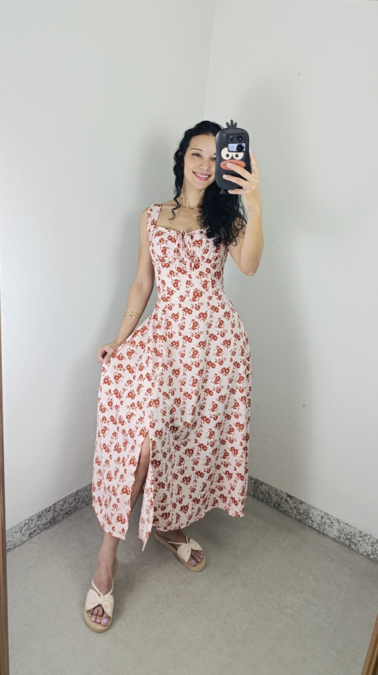 Vestido midi crepinho 15047 - #3