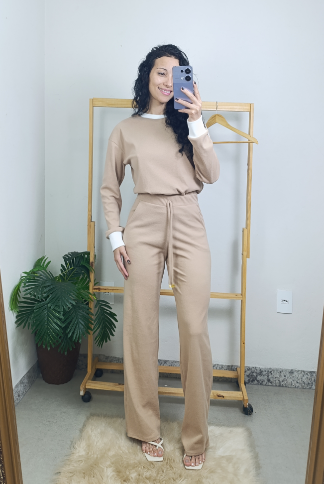 Conjunto lã bicolor 668