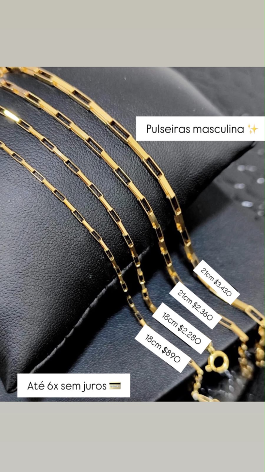 PULSEIRAS MASCULINAS
