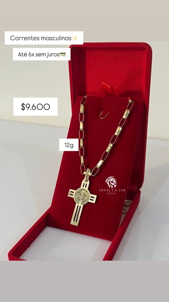 CORRENTE MASCULINA 18K