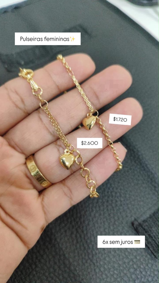 PULSEIRAS FEMININAS