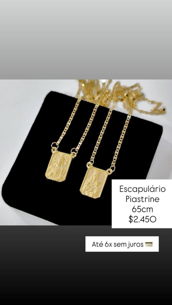 ESCAPULÁRIO PIASTRINE