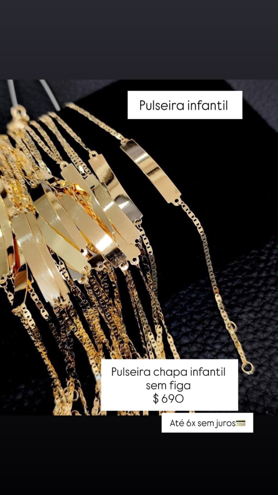 PULSEIRAS INFANTIS 18K