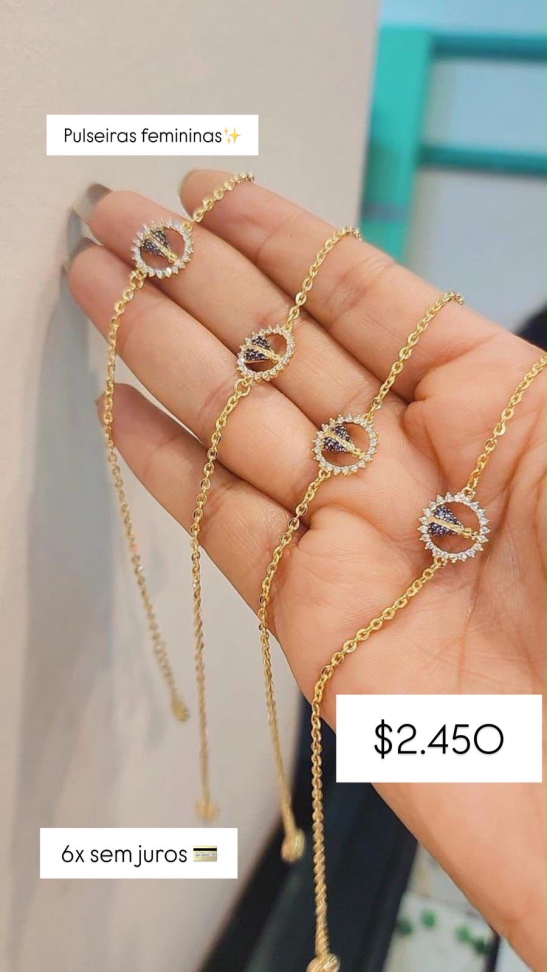 PULSEIRAS FEMININAS