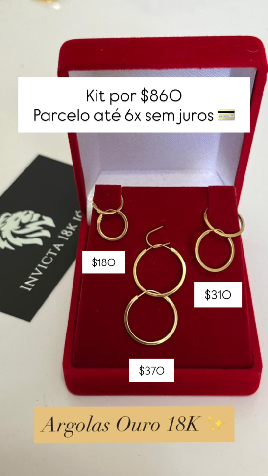 Kit argola redonda