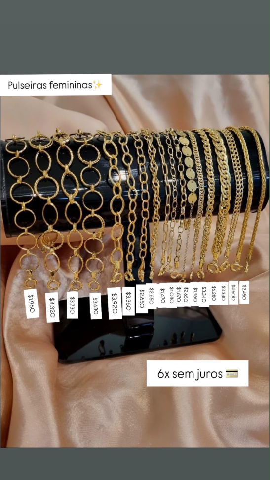 PULSEIRAS FEMININAS