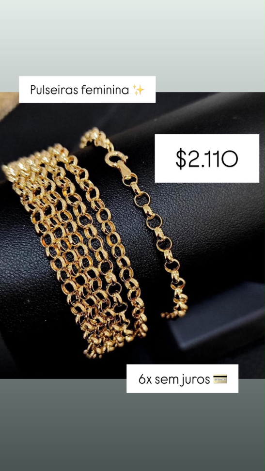 PULSEIRAS FEMININAS