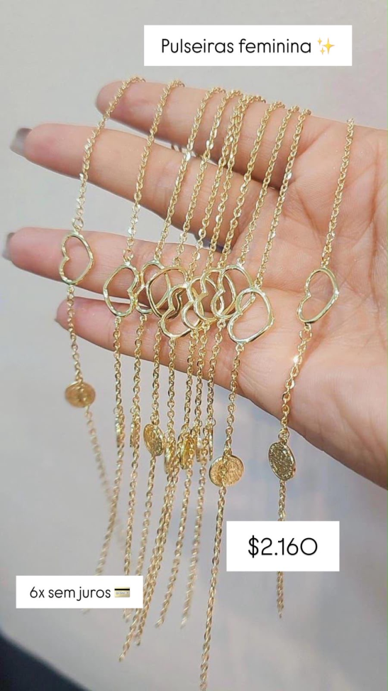 PULSEIRAS FEMININAS