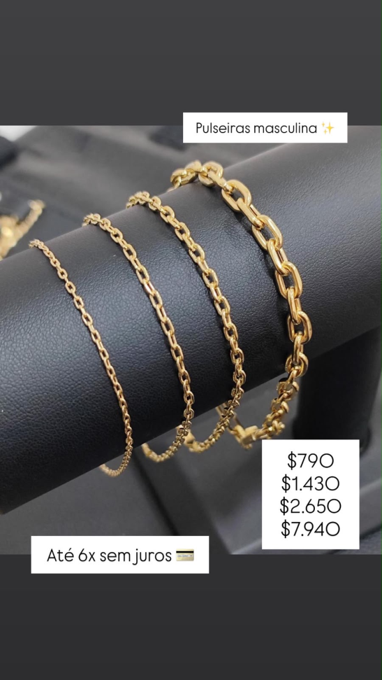 PULSEIRAS MASCULINAS
