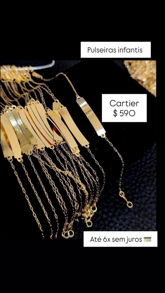 PULSEIRAS INFANTIS 18K