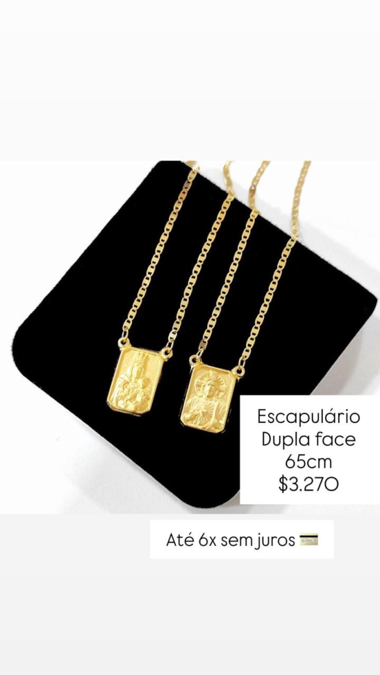 ESCAPULÁRIO DUPLA FACE