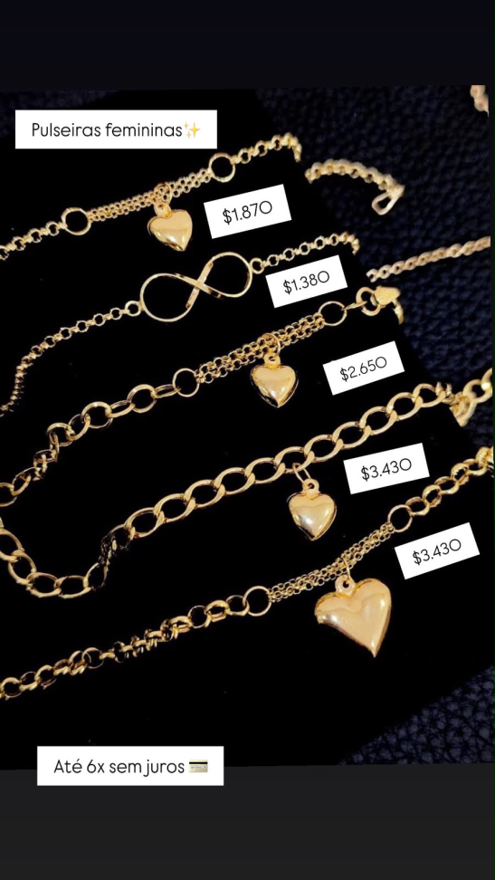 PULSEIRAS FEMININAS