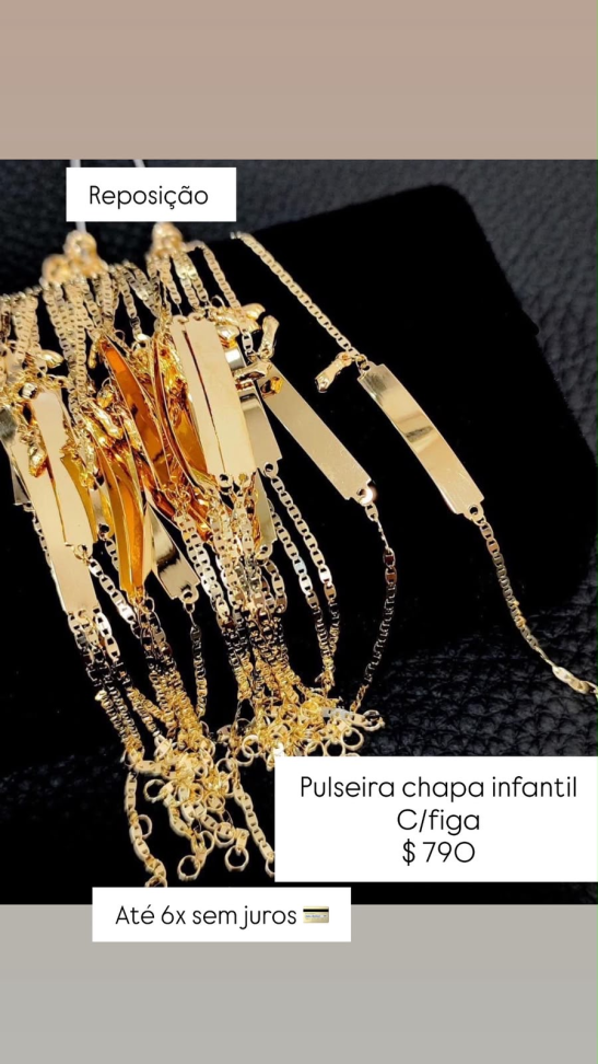 PULSEIRAS INFANTIS 18K