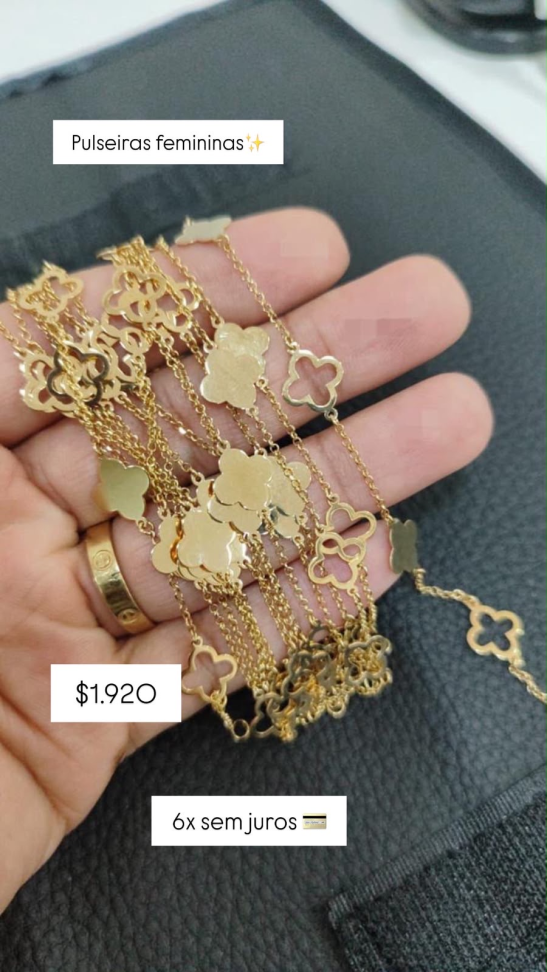 PULSEIRAS FEMININAS