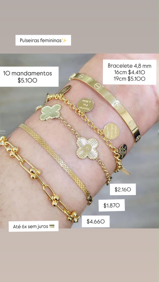 PULSEIRAS FEMININAS