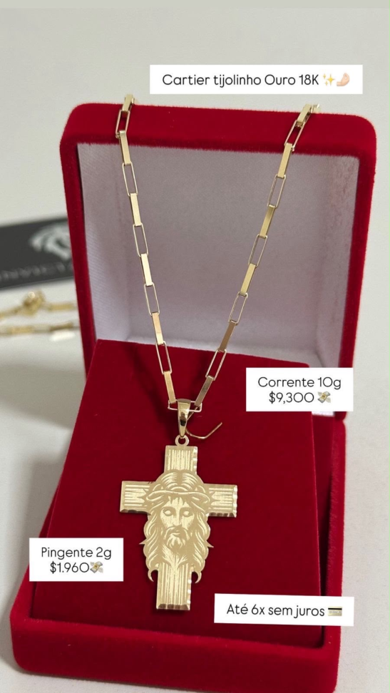 CORRENTE MASCULINA 18K