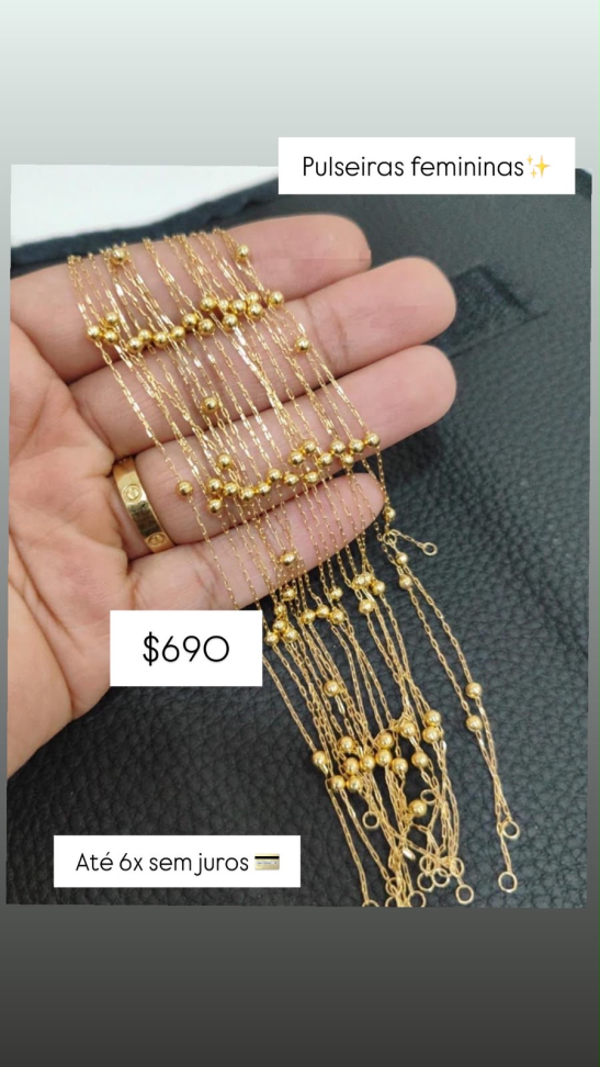 PULSEIRAS FEMININAS