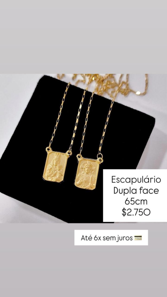 ESCAPULÁRIO DUPLA FACE