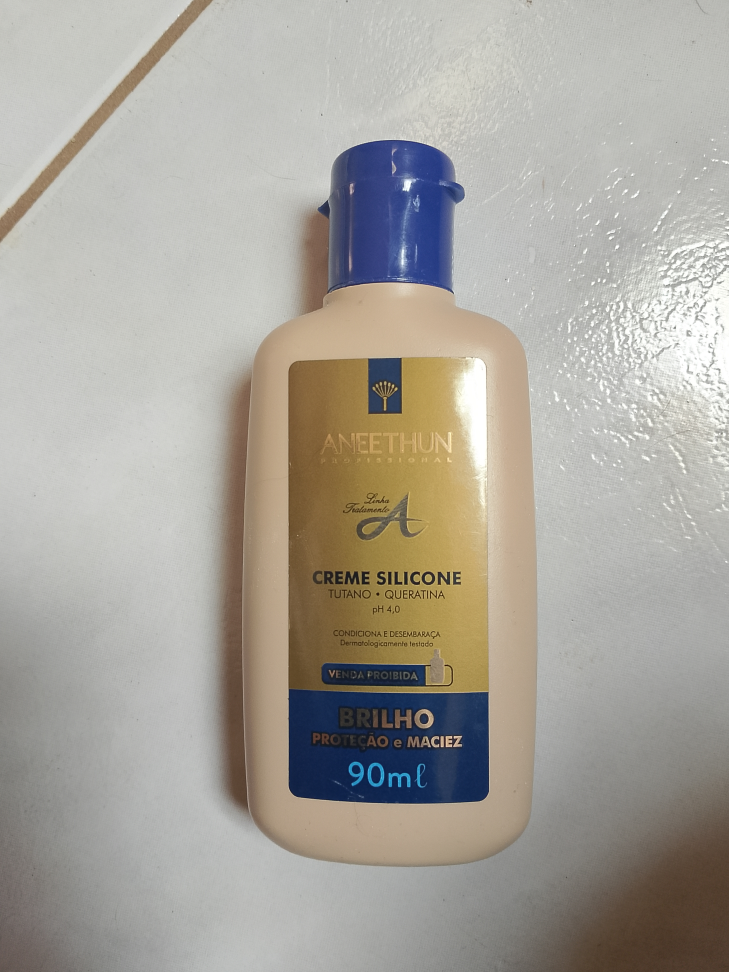 Creme Silicone Brilho Linha A 90mL