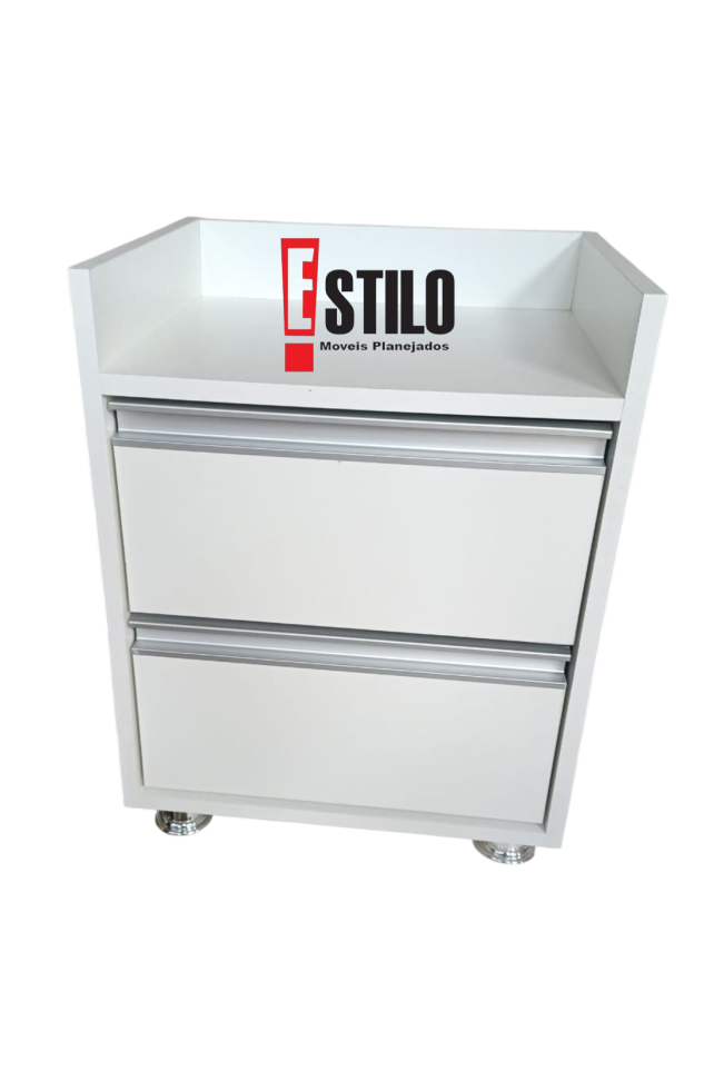 Criado Mudo 02 Gavetas - #3