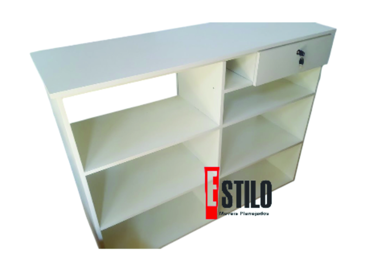 Balcão com Gaveta e vidro - #2