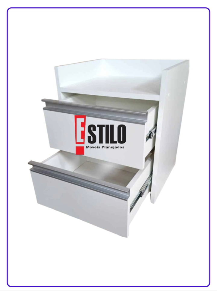 Criado Mudo 02 Gavetas - #2