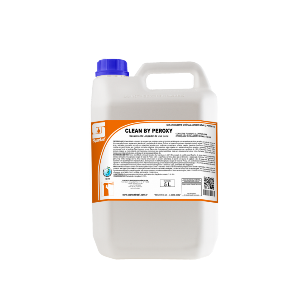 DESINFETANTE LIMPADOR CLEAN BY PEROXY 5L SPARTAN