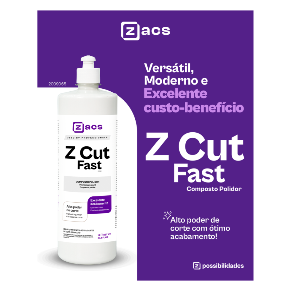 COMPOSTO POLIDOR Z CUT FAST 1L  ZACS - #2