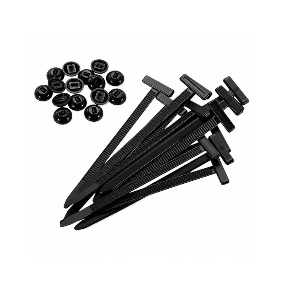KIT ABRACADEIRA NYLON 95MM X 5MM X 20MM - 100UND