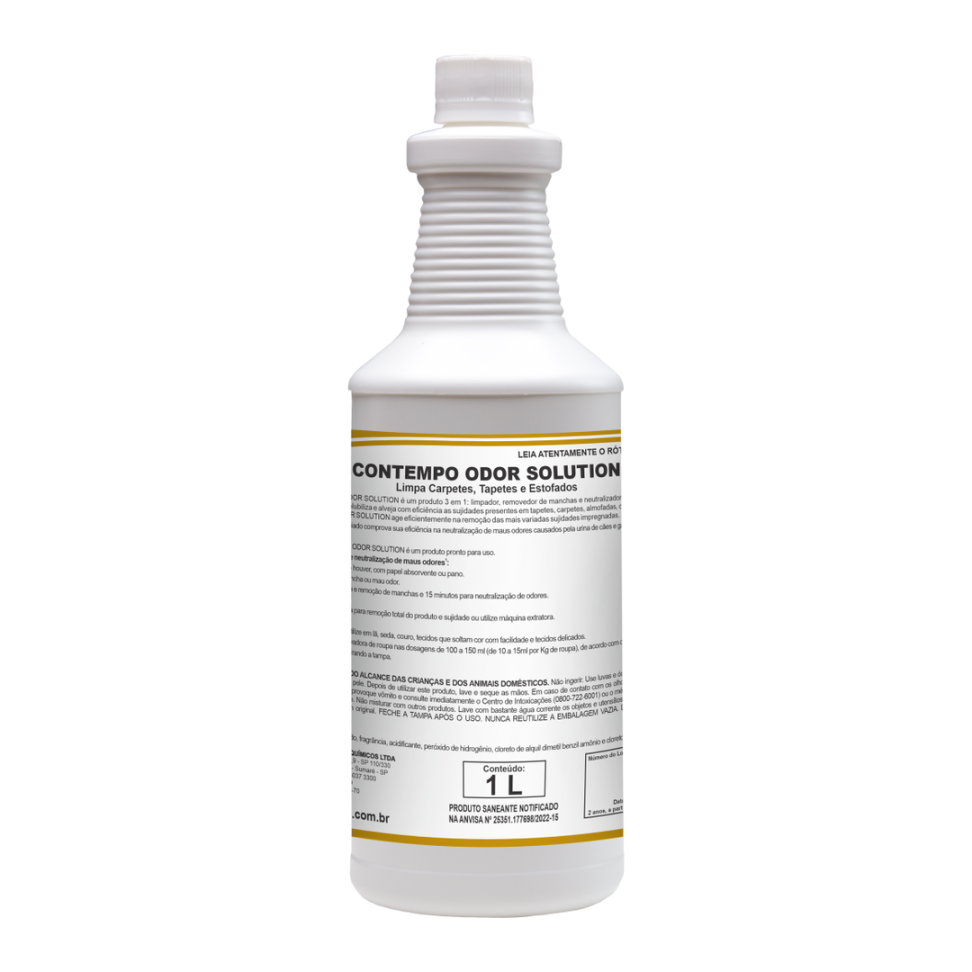 LIMPADOR ALVEJANTE CONTEMPO ODOR SOLUTION 1L  SPARTAN