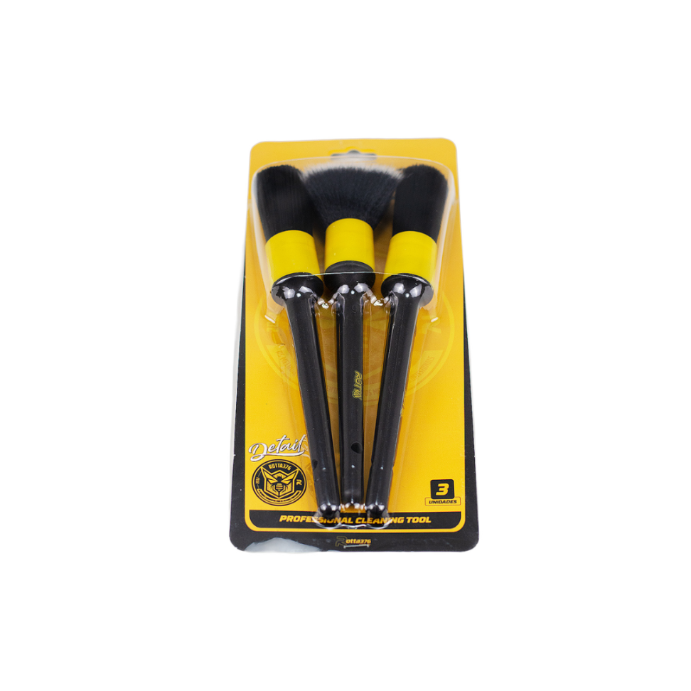 KIT 3 PINCEIS INTERNO/EXTERNO/MULTIMIDIA