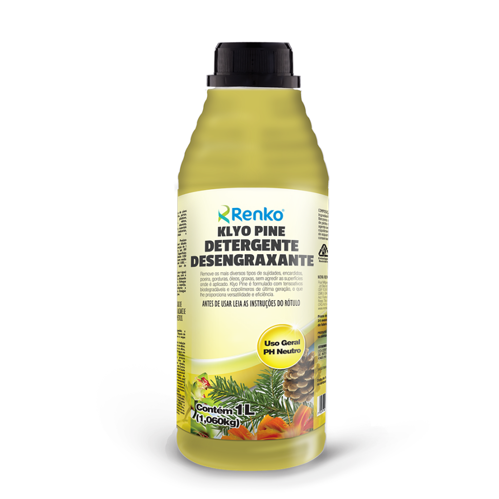 Klyo pine Detergente Desengraxante 1L - Renko
