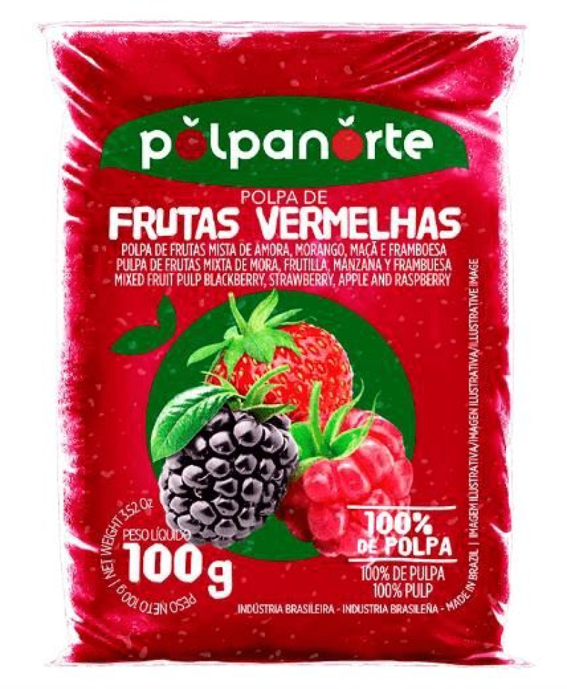 POLPA DE F.VERMELHAS 100G P.NORTE