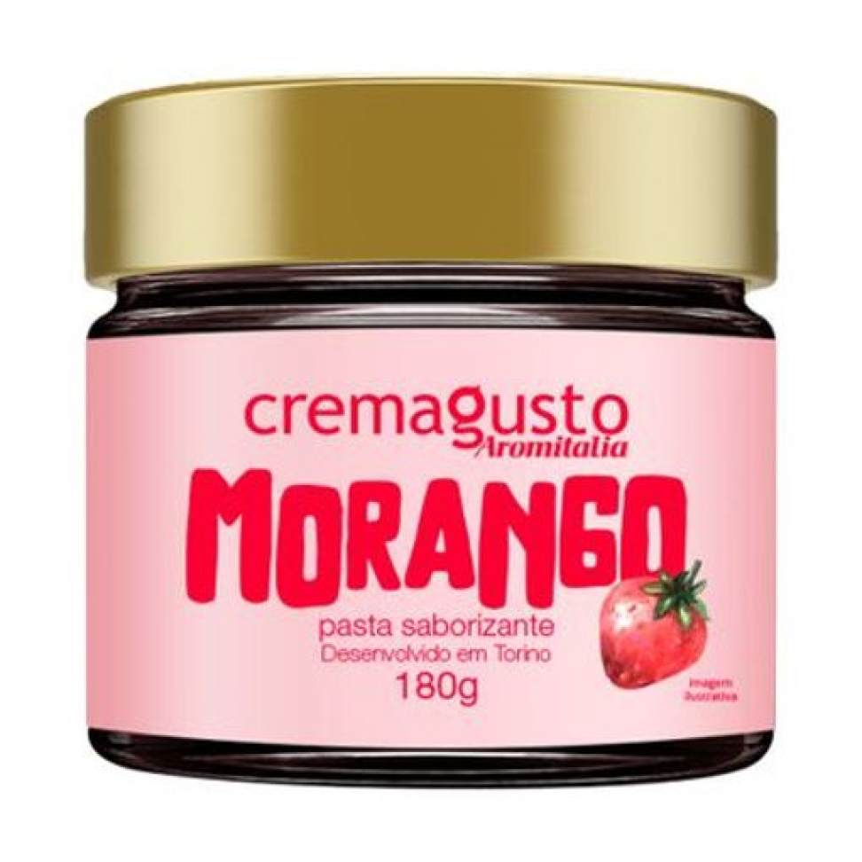 PASTA SABOR MORANGO 180G AROMITALIA CREMAGUSTO