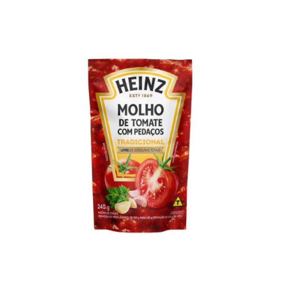 MOLHO REFOG. POUCH 1.02KG HEINZ COM PEDACOS