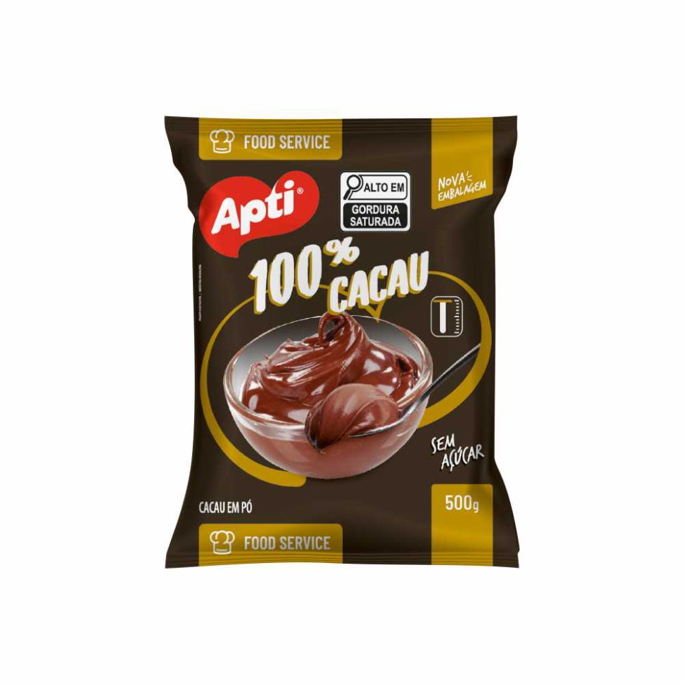 CACAU PO 100% 500GR APTI