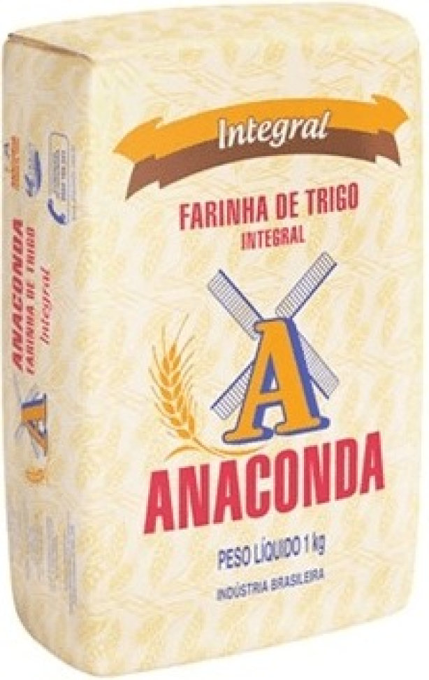 FARINHA TRIGO INTEGRAL 5KG ANACONDA