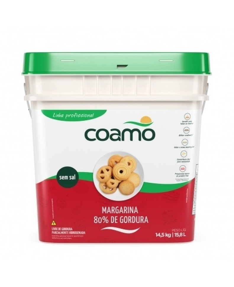 MARG. VEGET 80% 14.5KG COAMO