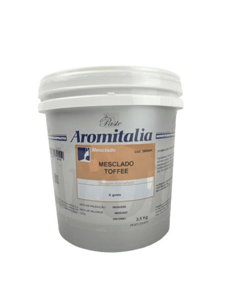MESCLA TOFFEE 3.5KG AROMITALIA CARAMELO DOCE