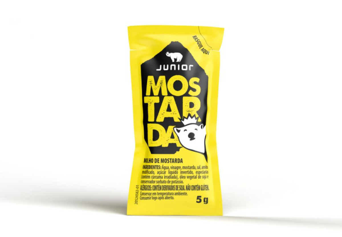 MOSTARDA SACHET 176X5GR JUNIOR