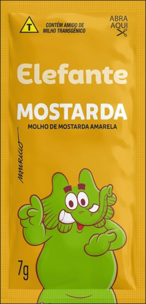 MOSTARDA SACHET 144X7GR ELEFANTE