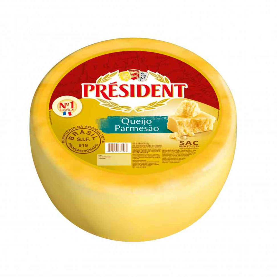 QUEIJO PARMEZON FORMA PRESIDENT +/- 8KG