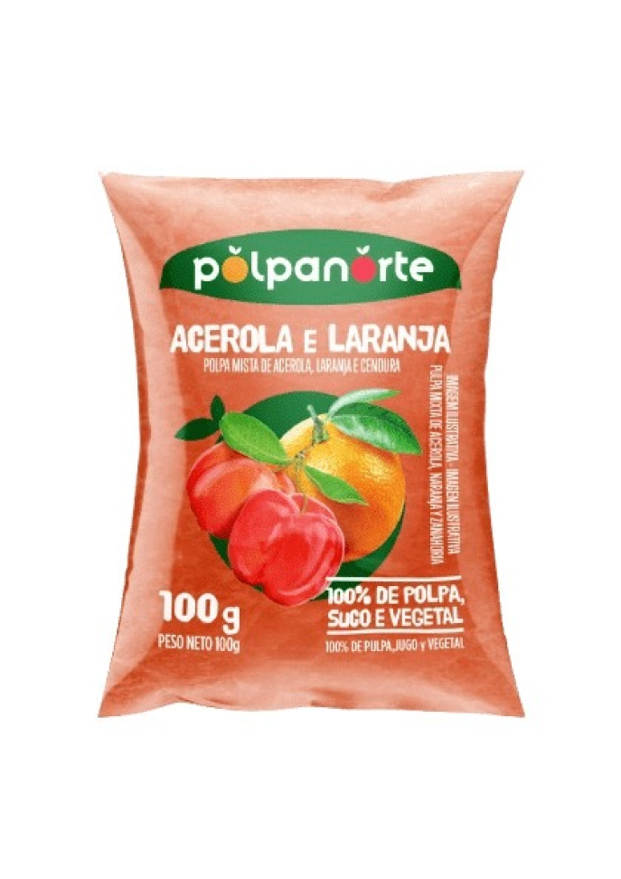 POLPA DE ACEROLA C/LAR 100G P.NORTE