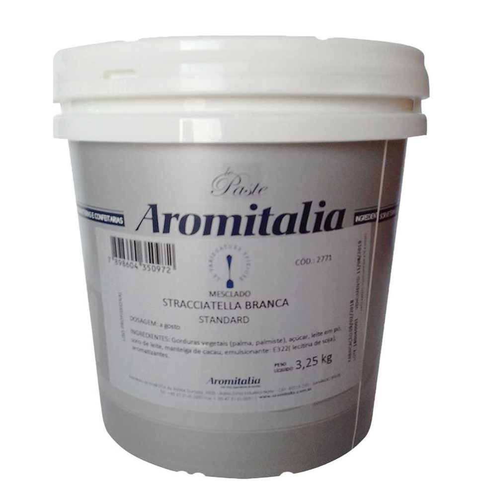 STRACCIA. CHOC BRANCO 3.25KG AROMIT COBERT P/PICOL