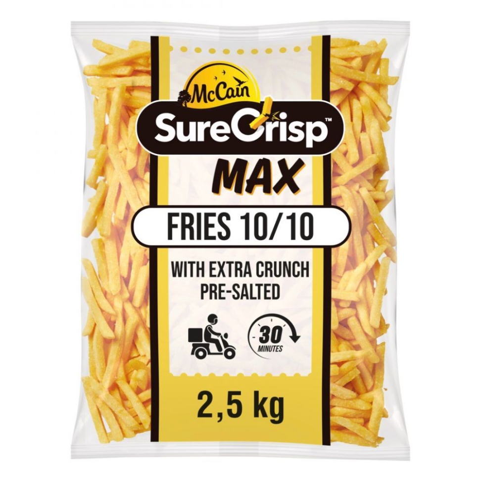 BATATA SURECRISP 10MM 2.5KG MCCAIN MAX FRIES