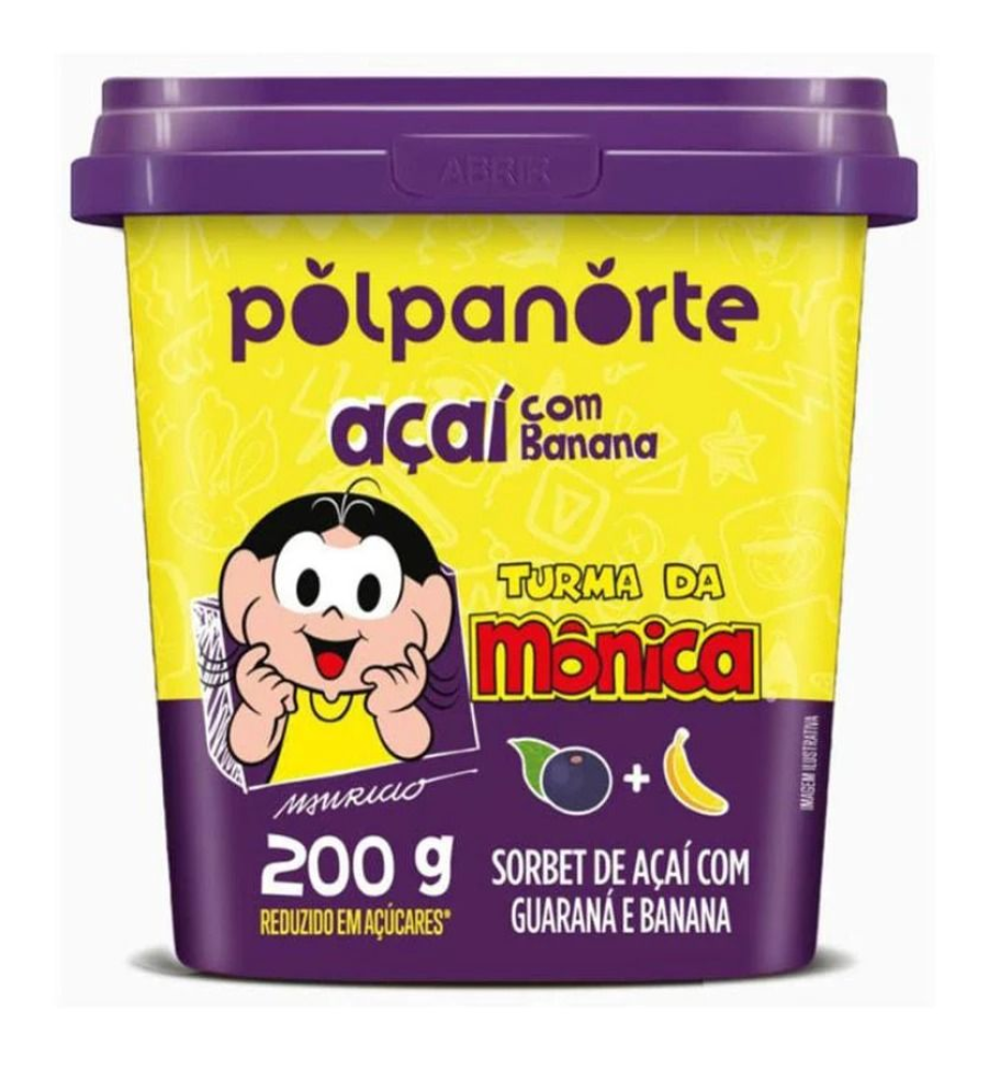 ACAI PRONTO 200ML POLPANORTE BANANA