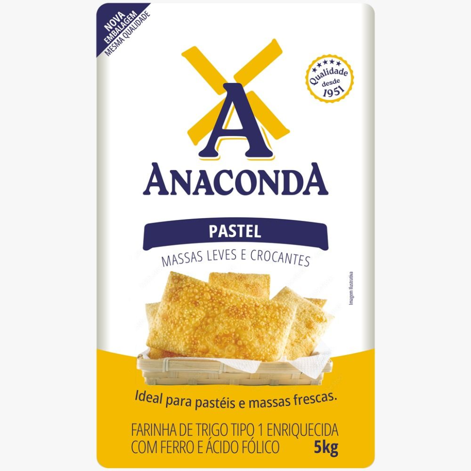 FARINHA TRIGO PASTEL 5KG ANACONDA